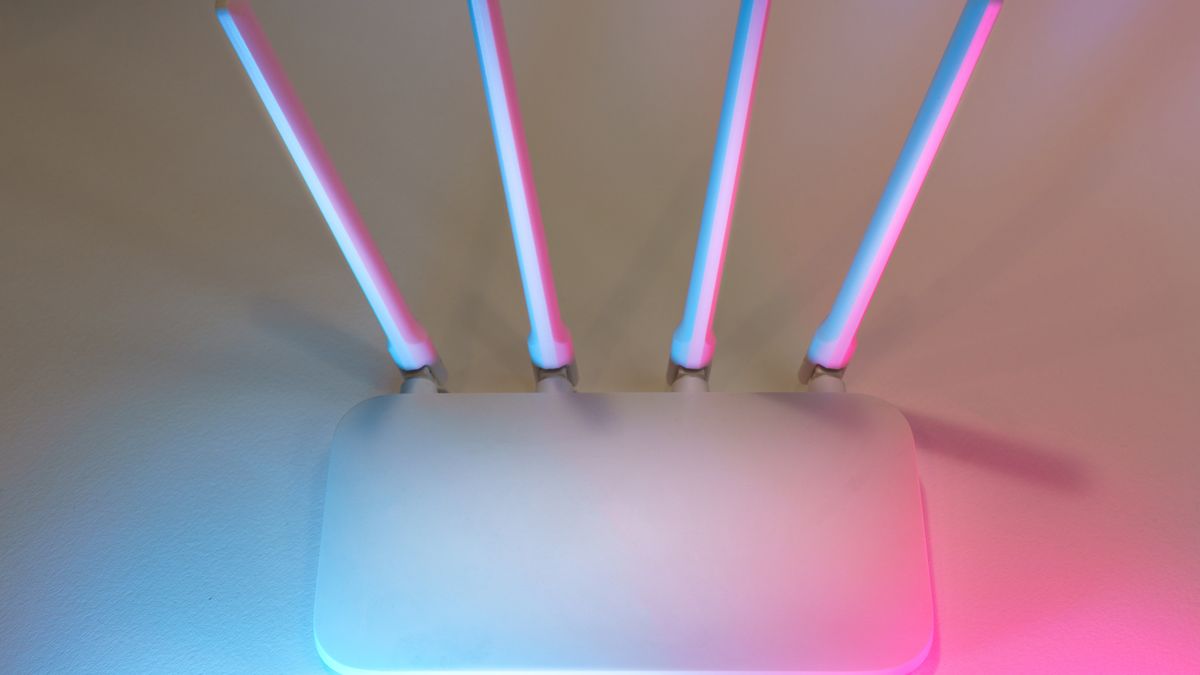 WLAN-Router mit vier Antennen
